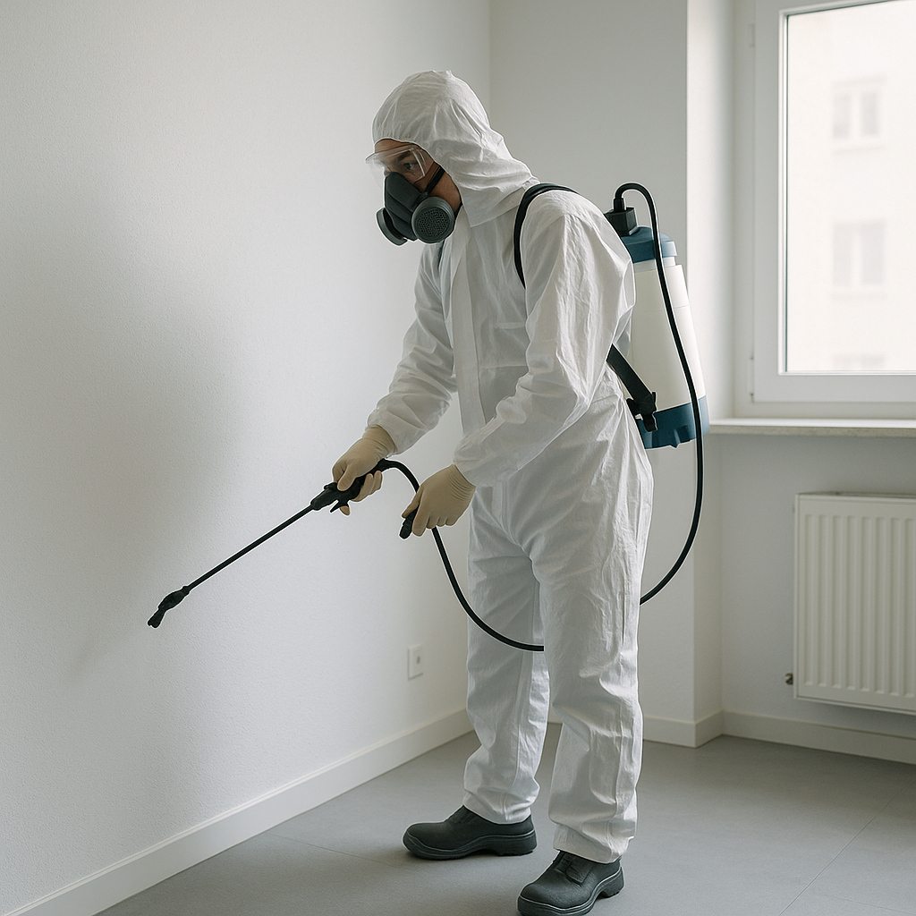 Désinfection de surfaces contaminées